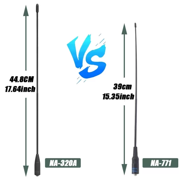 Nagoya NA-320A Handheld Radio Antenna SMA-Female Original Tri Band Antenna 144/220/440MHz Long Distance Enhance Signal For Baofeng UV-26/UV-5RH Pro GPS/UV-25M/UV-32... - Image 2