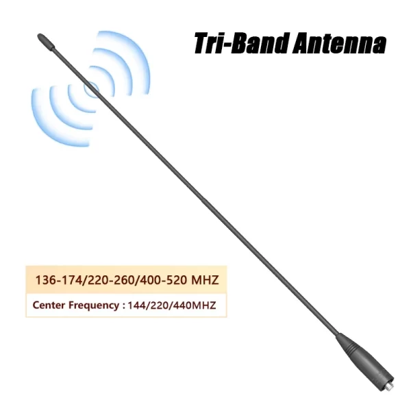 Nagoya NA-320A Handheld Radio Antenna SMA-Female Original Tri Band Antenna 144/220/440MHz Long Distance Enhance Signal For Baofeng UV-26/UV-5RH Pro GPS/UV-25M/UV-32... - Image 3