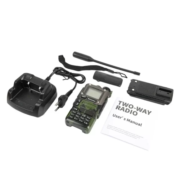 Yellow Quansheng UV K6 Walkie Talkie  Army Green Version AM FM UHF VHF Multi Bands Ham Radios - Image 7