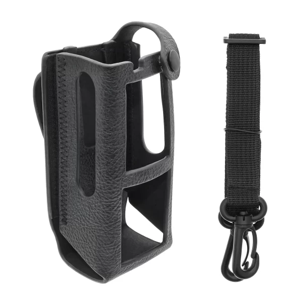 Leather Case Holster Bag for Motorola R7 Two way Radio - Image 5