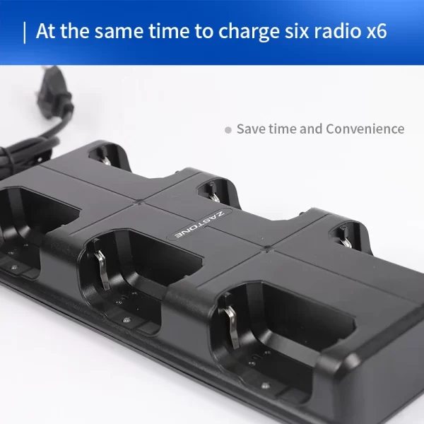 Multiple Charger Walkie Talkie 6-port Desktop Charger  Double Row Universal Zastone X6  WLN KD-C1 KD-C2 Battery Radio 6 in 1 Charger - Image 5