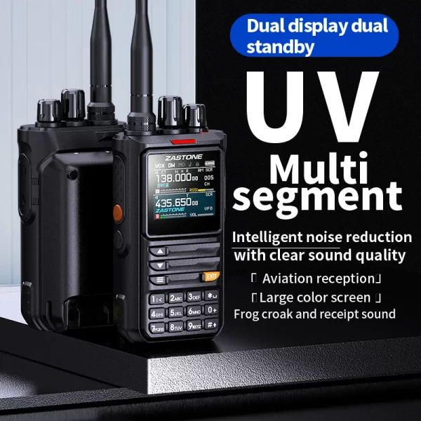 ZASTONE M8 10W  Amateur 2 Way Radio AM Air Aviation Band High Power Walkie-Talkie APP programming noise - Image 3