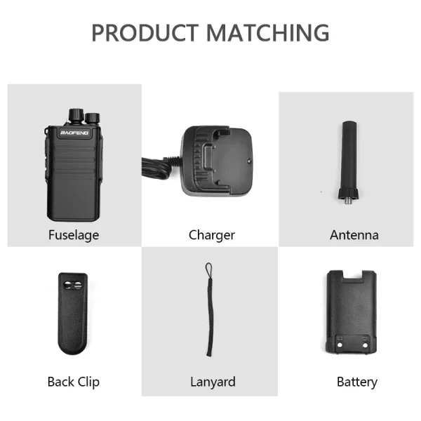 UHF Long Range Baofeng BF-V8 Mini 2 ways Radio Free Shipping - Image 5