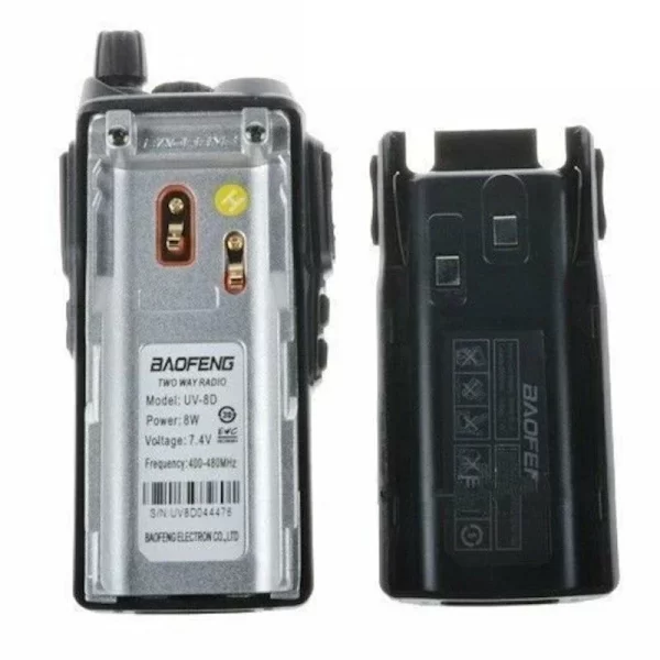 Baofeng UV-8D Walkie Talkie UHF UV8D 5Watt 16Channels Portable FM Transceiver - Image 4