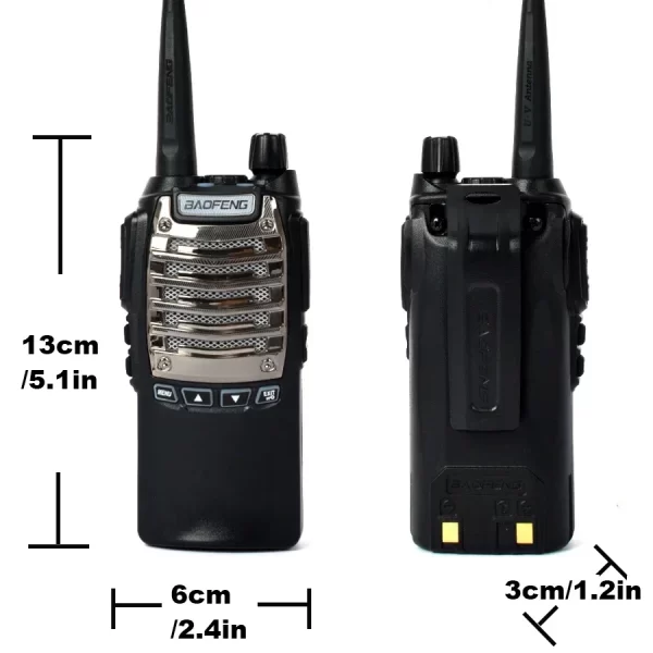 Baofeng UV-8D Walkie Talkie UHF UV8D 5Watt 16Channels Portable FM Transceiver