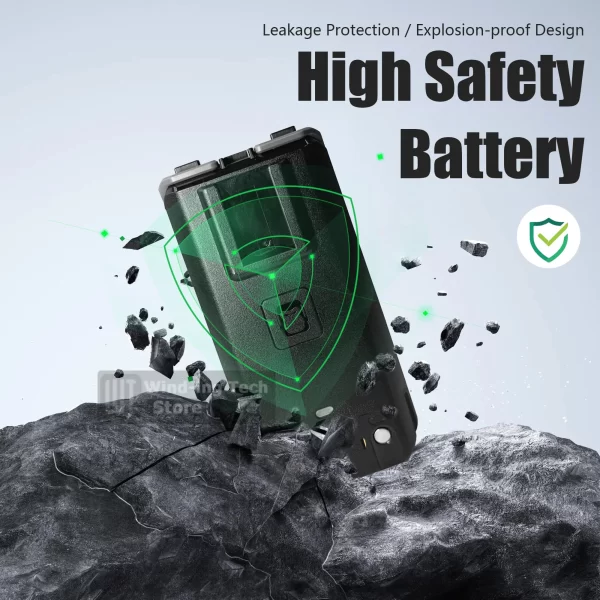 Original Batteries Replacement Quansheng TK11(5) Spare Battery Back Clip - Image 3