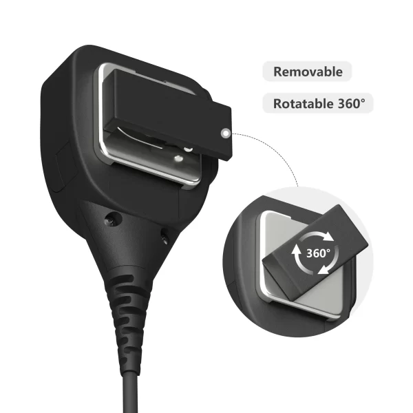 Hand Microphone Single PTT 2-Pin K-Type Walkie Talkie Speaker Compatible With Baofeng UV-32 UV-25 Quansheng Kenwood TYT Radio - Image 4