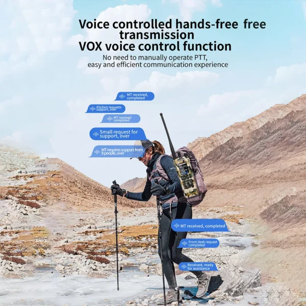 Camouflage BAOFENG UV32 GPS 10W Multi Band Programming Wireless Copy Frequency NOAA Long Range Ham Radio Camping UV-32 Walkie Talkie - Image 2
