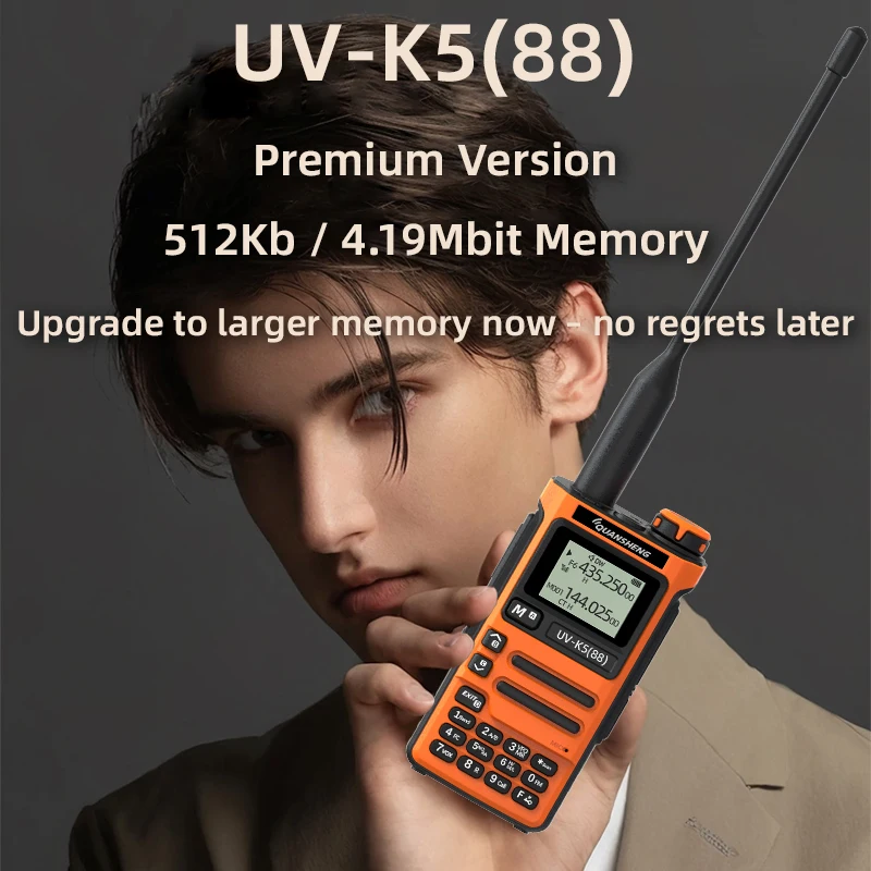 Quansheng UV K5 8 Walkie Talkie K6 Pro 512KB Memory Long Range Portable FM Ham Wireless Set Walkier Camping Communication Radio - Image 2