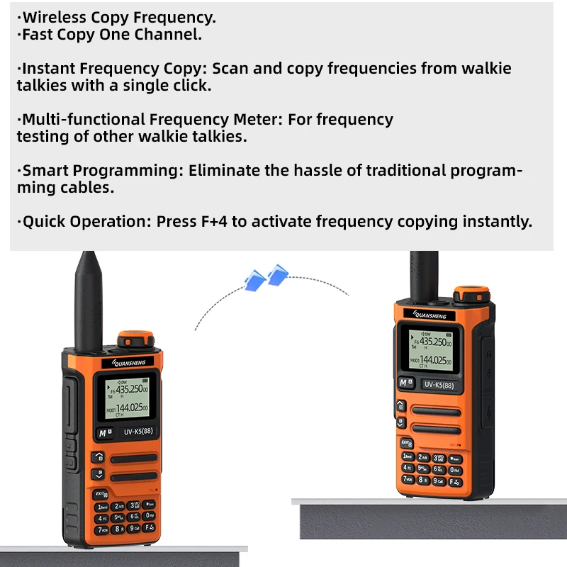 Quansheng UV K5 8 Walkie Talkie K6 Pro 512KB Memory Long Range Portable FM Ham Wireless Set Walkier Camping Communication Radio - Image 5