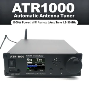ATR-1000 – 1000W Auto Tuner | WIFI Remote Control Auto SWR Matching Unit (1.8-30 MHz) HF Shortwave