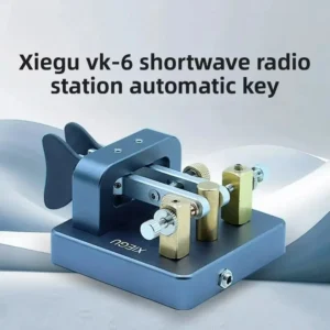 Precision & Durability: XIEGU VK-6 Mini Shortwave Radio Aluminum Automatic CW Key