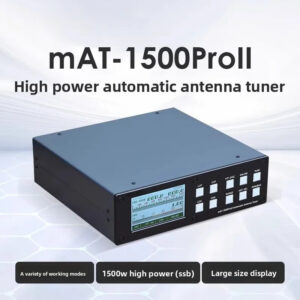 1500W Automatic Antenna Tuner mAT-1500ProII | Universal HF Antenna Tuner for Ham Radio, 1.8-30MHz, Supports SSB/CW/Data