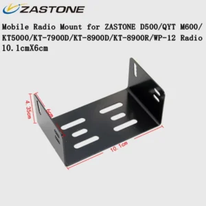 Car Radio Host Mount Bracket Compatible with Zastone D500 QYT KT5000 KT-7900D KT-8900R M600 WP-12