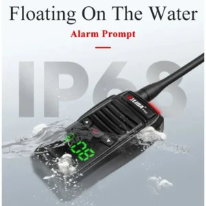 IP68 Waterproof Floating VHF/UHF Marine Radio 5W Handheld Two Way Transceiver Amateur Walkie Talkie for Boats Ships