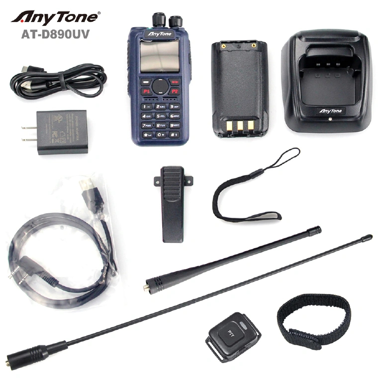 AnyTone AT-D890UV DMR Dual Mode Digital Handheld Radio - Image 6