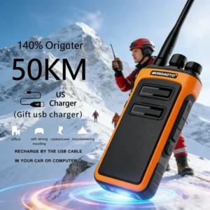 [LOW IN STOCK] Waterproof Long Range Walkie Talkie with One Key Decoding - Rechargeable Two Way Radio + FREE SHIPPING!